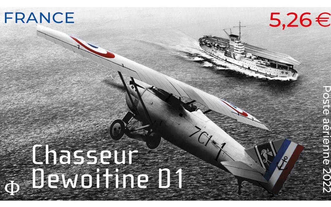 Timbre Chasseur Dewoitine D1