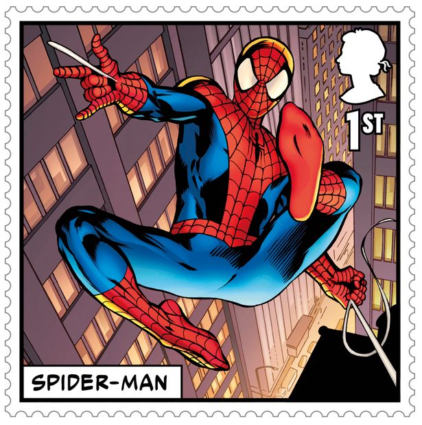 Timbre Marvel Super Heroes Spider Man