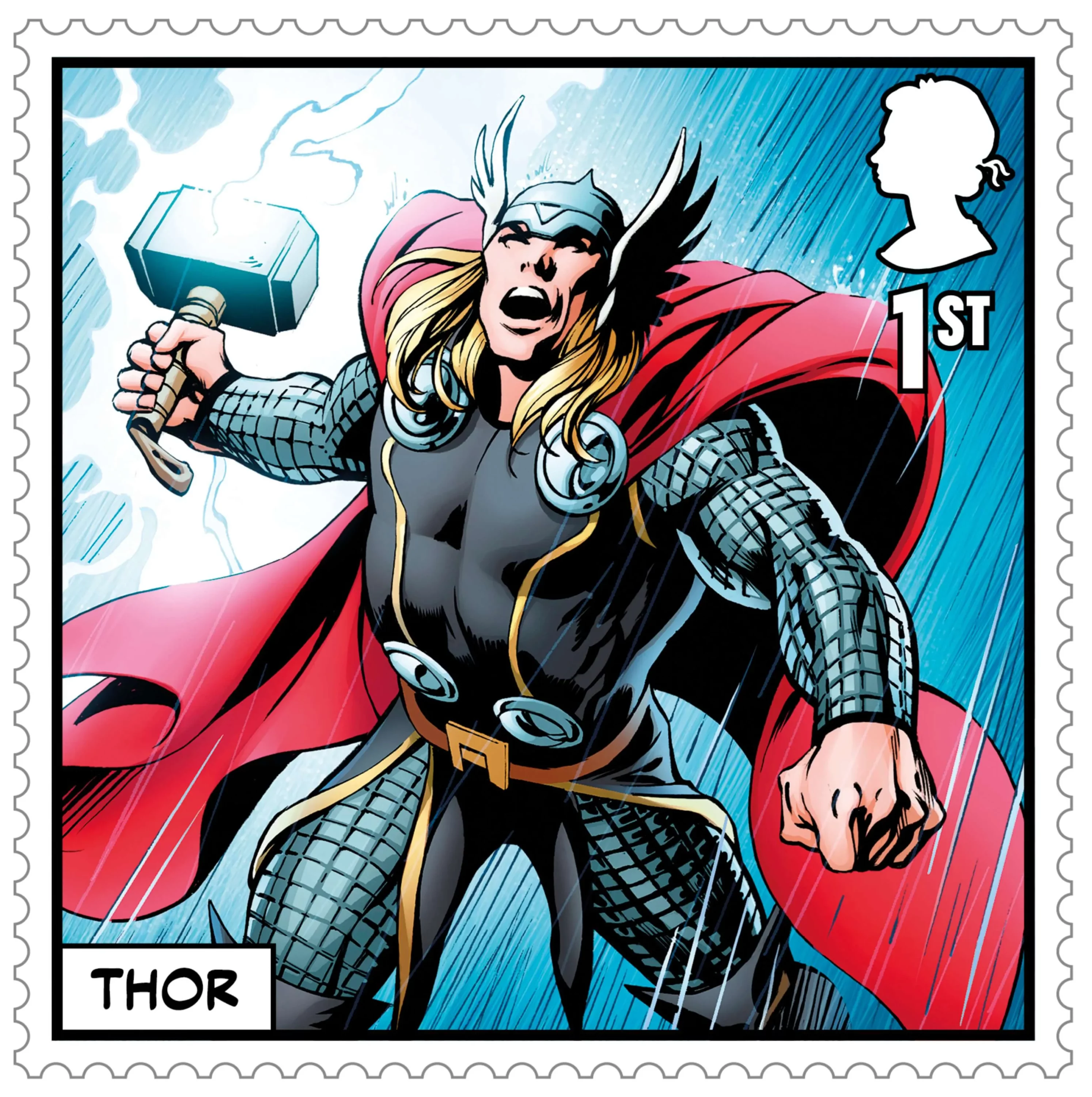 Timbre Marvel Super Heroes Thor