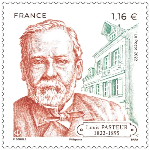 Timbre Louis Pasteur France 2022