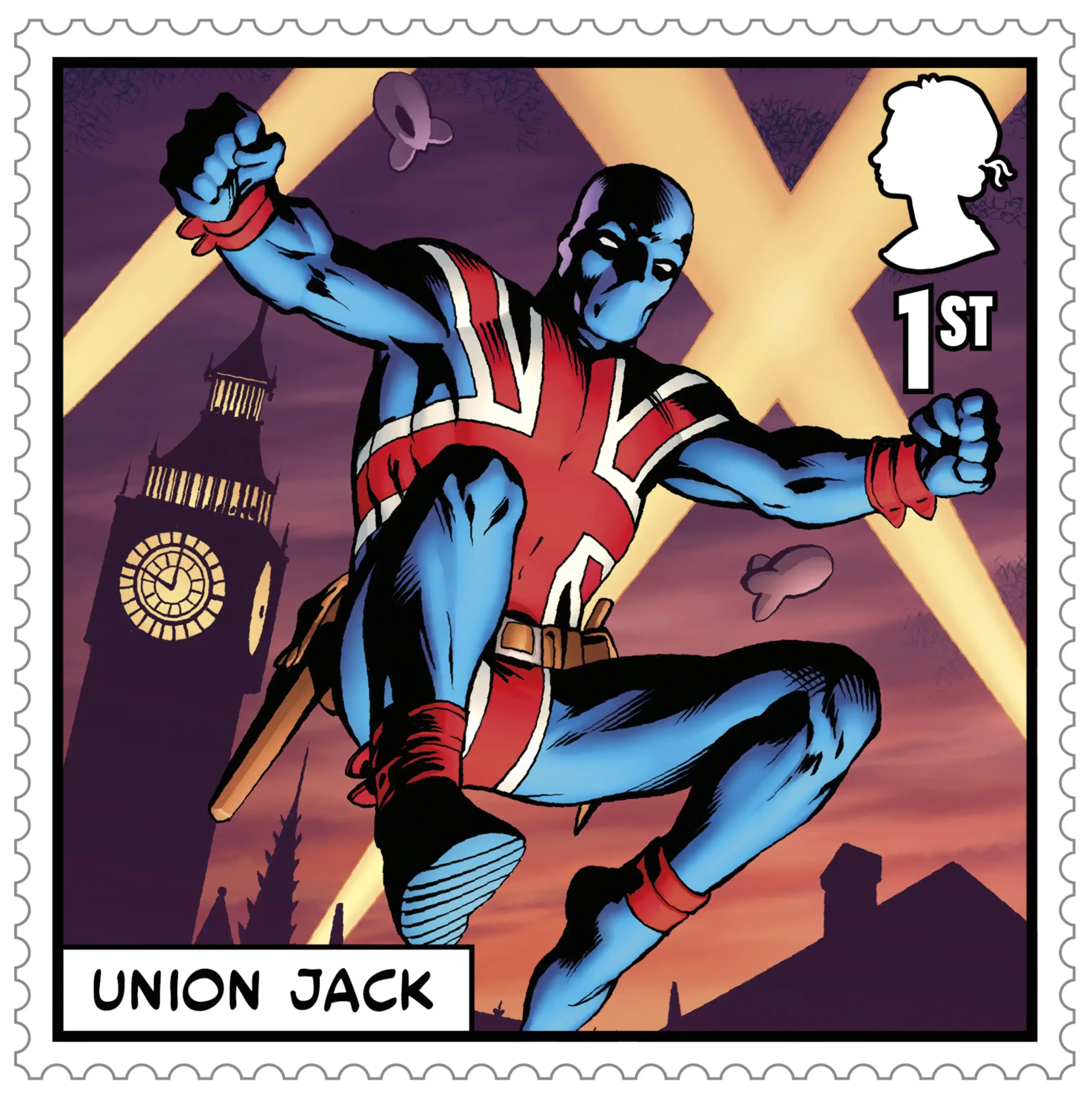 Timbre Marvel Super Heroes Union Jack