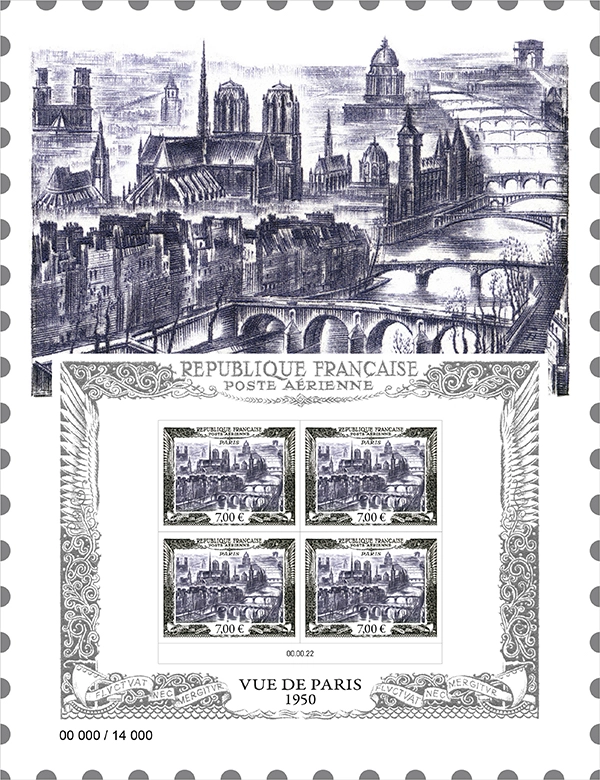 Affiche Paris vue du ciel