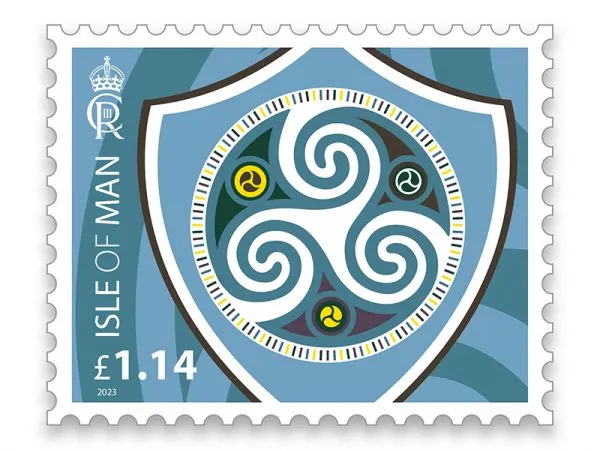 Timbre 2023 Ile de Man Triskelion 1,14£