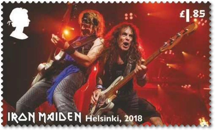 Timbre anglais 2023 Iron Maiden Helsinki 2018