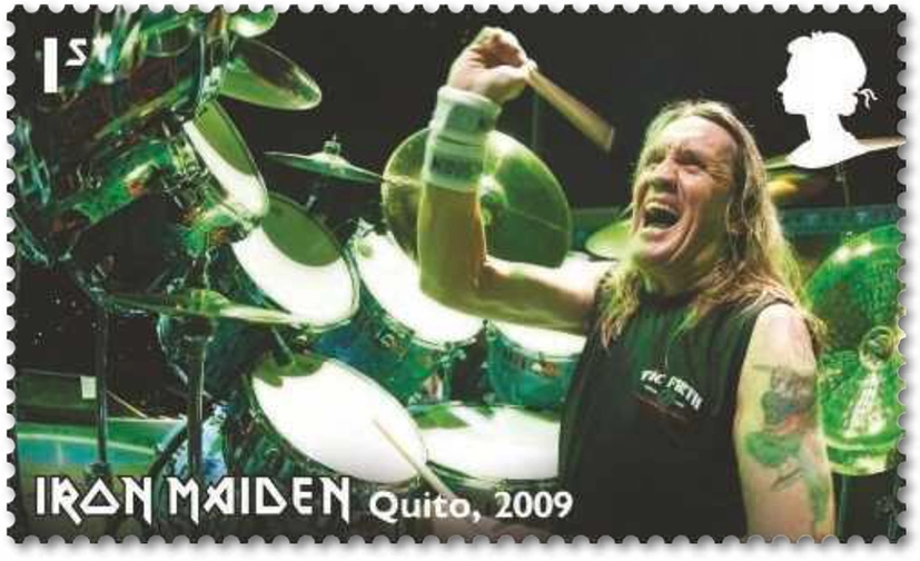 Timbre anglais 2023 Iron Maiden Quito 2009