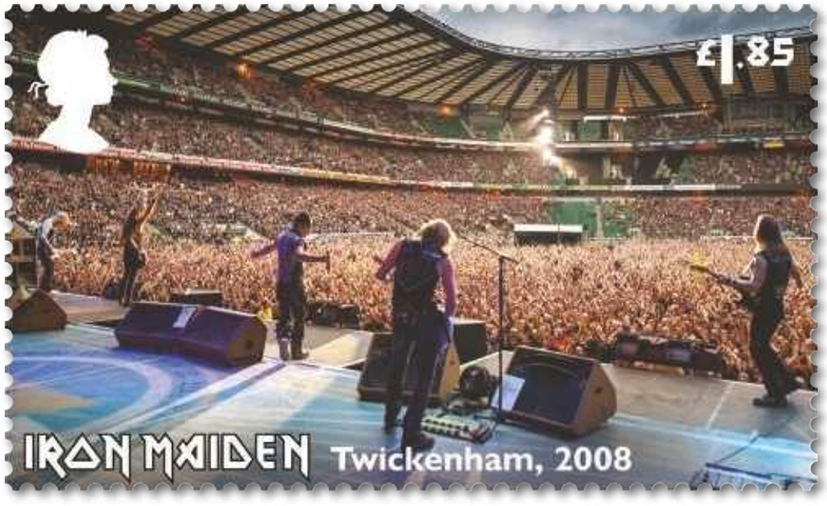 Timbre anglais 2023 Iron Maiden Twickenham 2008