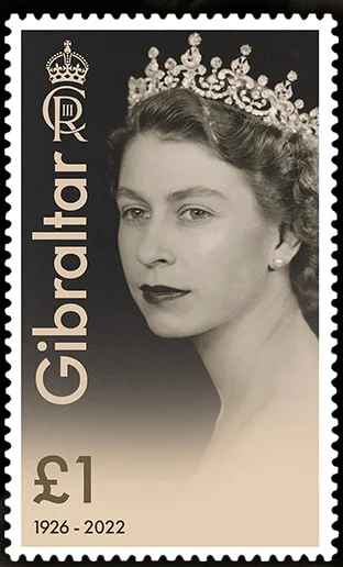 Timbre Gibraltar 2023 Queen Elisabeth 2 N1