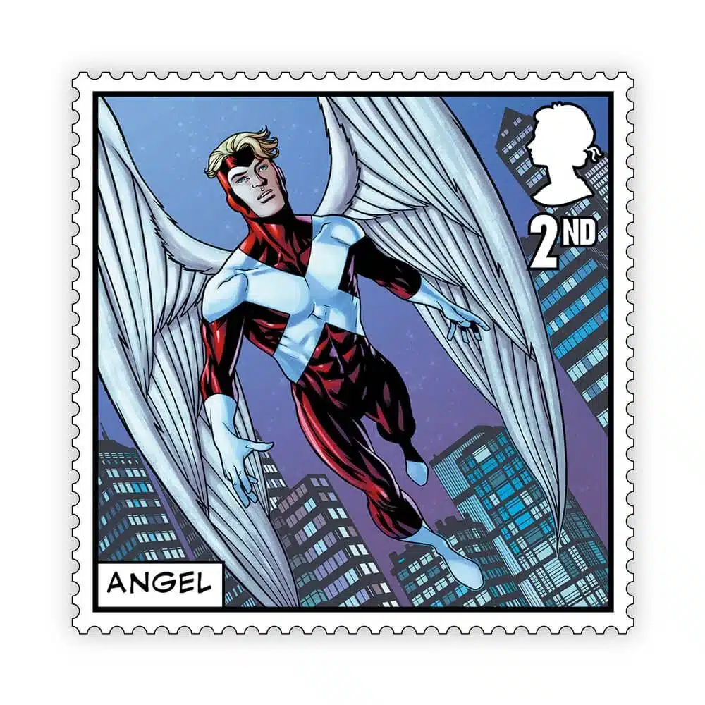Timbre britannique 2023 X-Men Angel