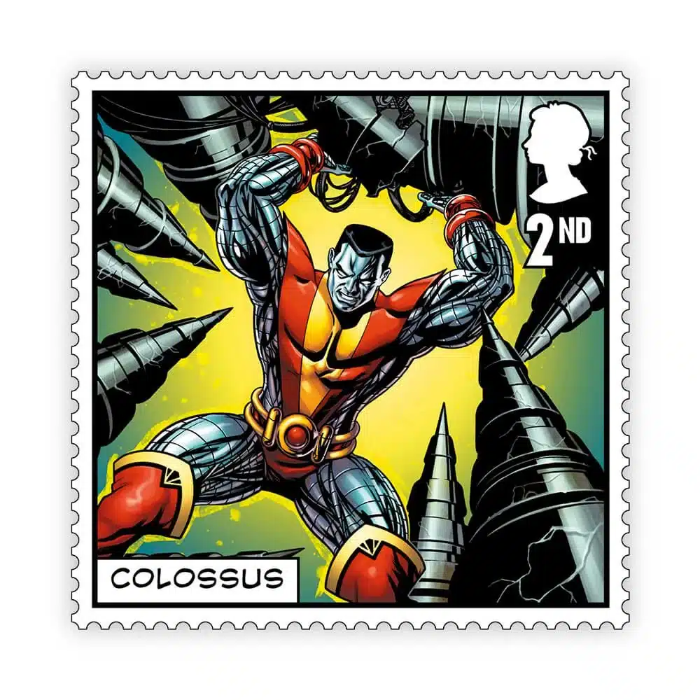 Timbre britannique 2023 X-Men Colossus