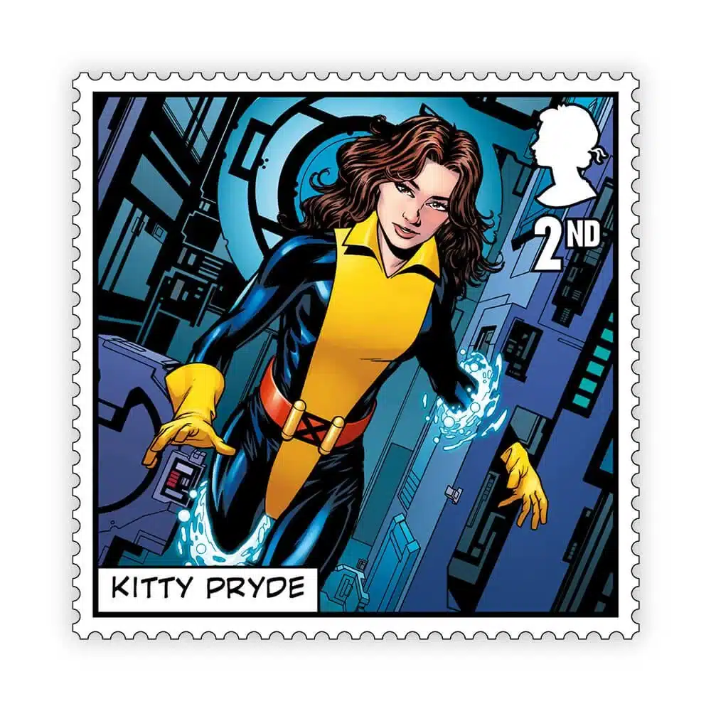 Timbre britannique 2023 X-Men Kitty Pryde