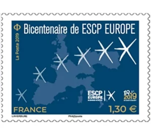 Timbre français 2019 Bicentenaire ESCP Europe YT 5349