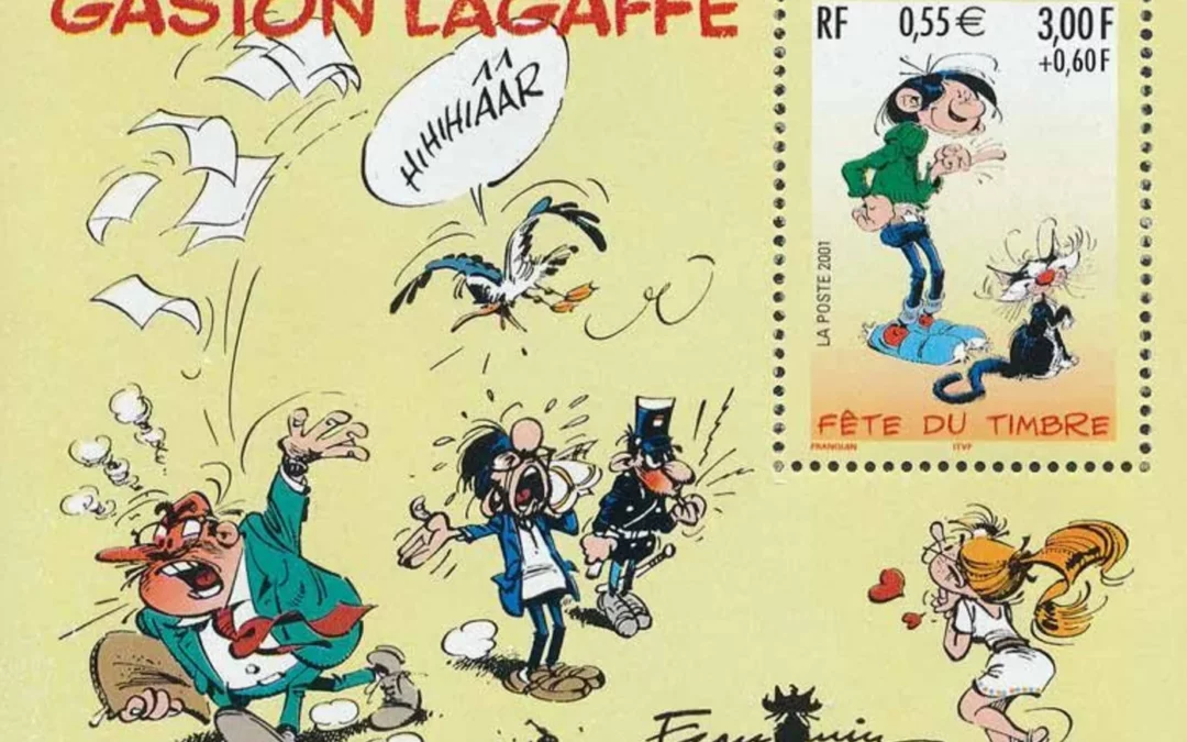 Bloc Feuillet Gaston Lagaffe 2001 YT 34**