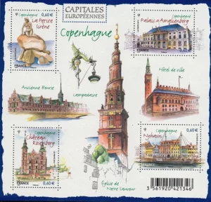 Feuillet français 2012 Capitale européenne Copenhague YT F4637