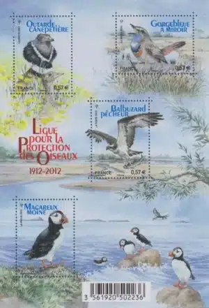 Feuillet français 2012 Ligue protection des oiseaux YT F4656