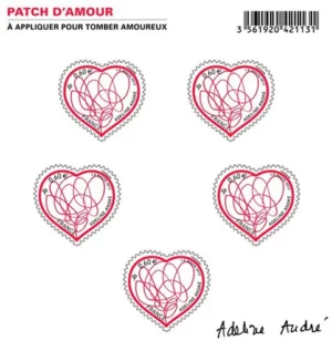 Feuillet français 2012 Patch d'amour YT F648A