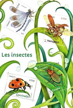 Feuillet français 2017 Les insectes YT F5148