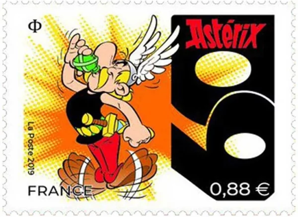 Timbre français 2019 60ème anniversaire création Astérix YT5342