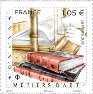 Timbre français 2019 Métiers d'art Relieur YT5344