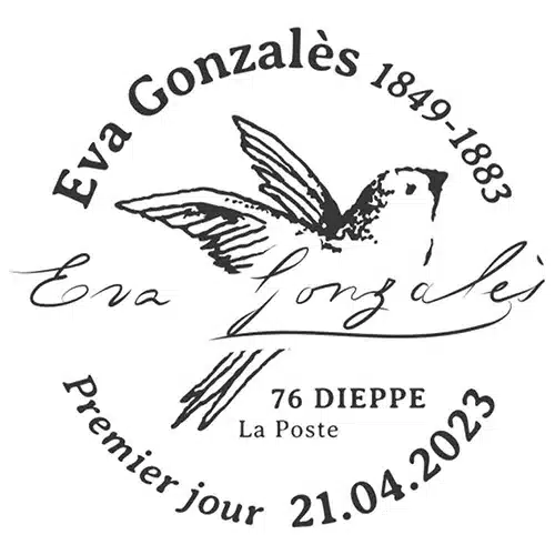 Cachet 1er jour Eva Gonzalès