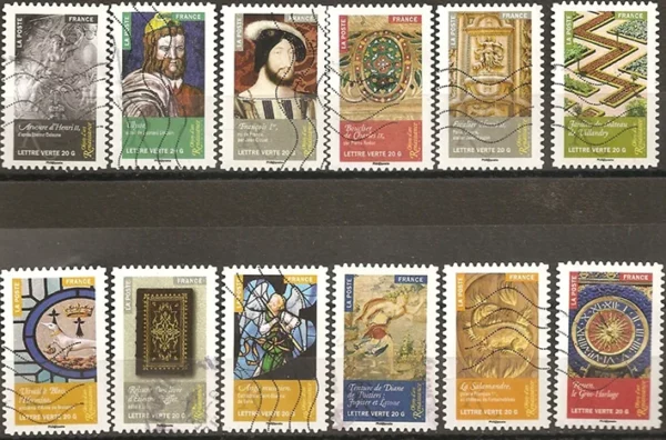 Timbres autoadhésifs 2014 Art et Renaissance