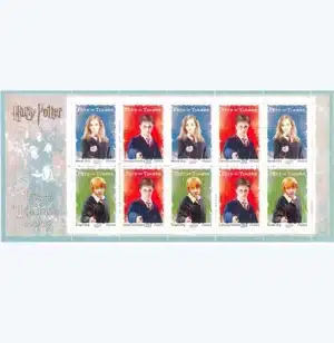 Carnet Fête du timbre 2007 Recto Harry Potter