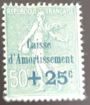 Semeuse Caisse d'amortissement recto YT247*