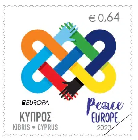 Timbre Chypre 2023 Europe Peace