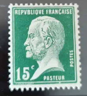 Timbre français 1923 Pasteur recto YT 171**