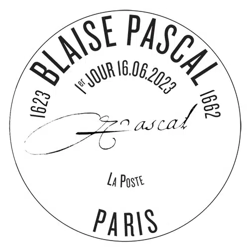 Cachet 1er jour Blaise Pascal