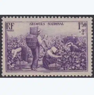 Timbre 1940 Vendanges YT468