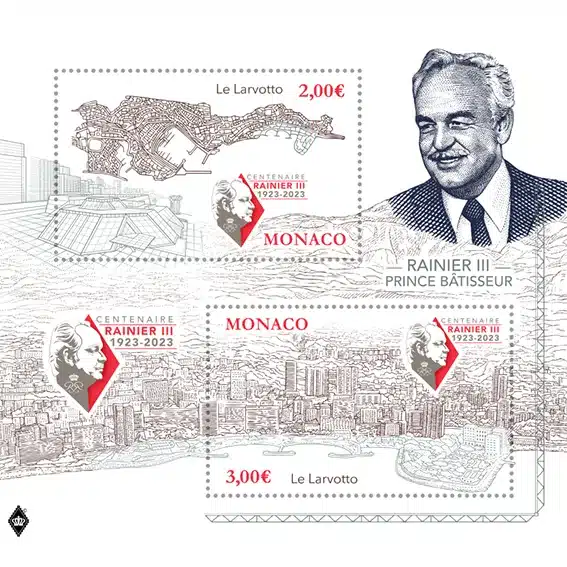 Timbre Monaco 2023 Le Larvotto