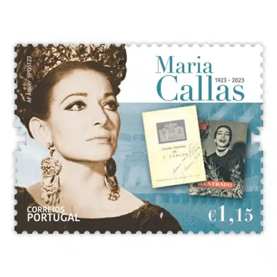 Timbre portugal 2023 Maria Callas II