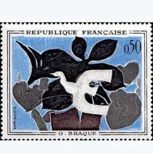 Timbre français 1961 Georges Braque YT 1319