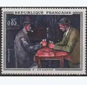 Timbre français 1961 Paul Cezanne YT 1321**