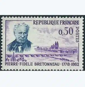 Timbre français 1962 Pierre Fidèle Bretonneau YT 1328**