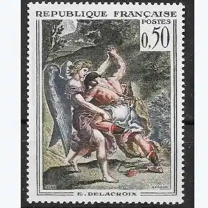 Timbre français 1963 Eugène Delacroix YT1376**