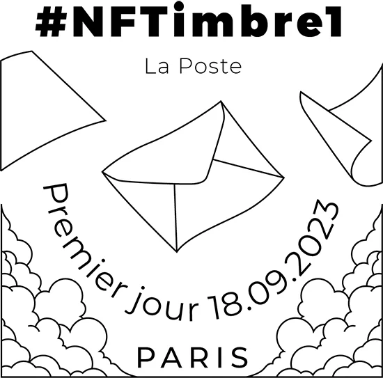 Cachet 1er jour NFT Timbre