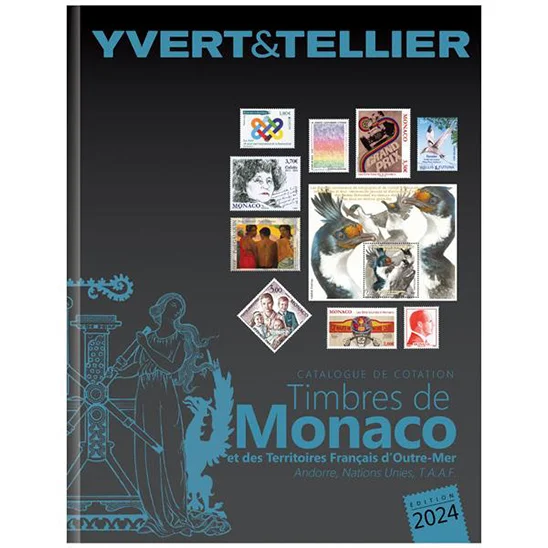 Catalogue Yvert et Tellier Monaco et TOM 2024