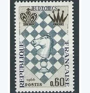 Timbre 1966 Echecs au Havre YT 1480**