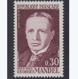 Timbre français 1964 Georges Mandel YT 1423**