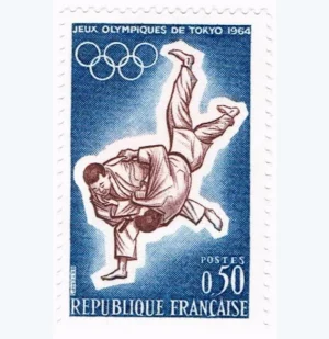 Timbre français 1964 Jeux olympiques de Tokyo YT 1428**