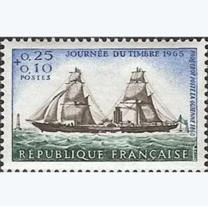 Timbre français 1965 Journée du timbre YT 1446**