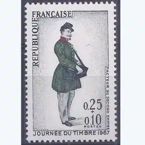 Timbre français 1967 Facteur Second Empire YT 1516**