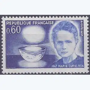 Timbre français 1967 Marie Curie YT 1533**