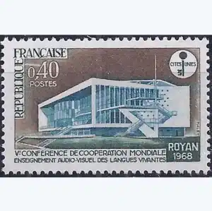 Timbre français 1968 Royan YT1554**