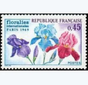 Timbre français 1969 Floralies Paris YT 1597**