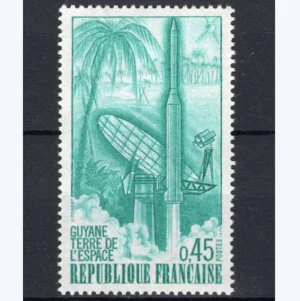 Timbre français 1970 Fusée Diamant B YT 1635**