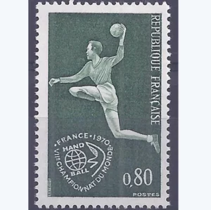 Timbre français 1970 Handball YT 1629**