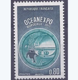 Timbre français 1971 OCEANEXPO YT 1666**