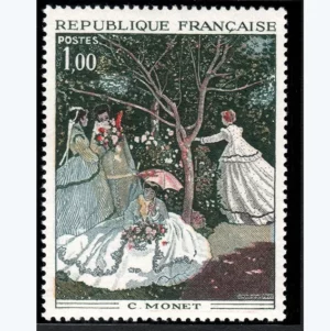 Timbre français 1972 Oeuvres d'art Claude Monet YT 1703**